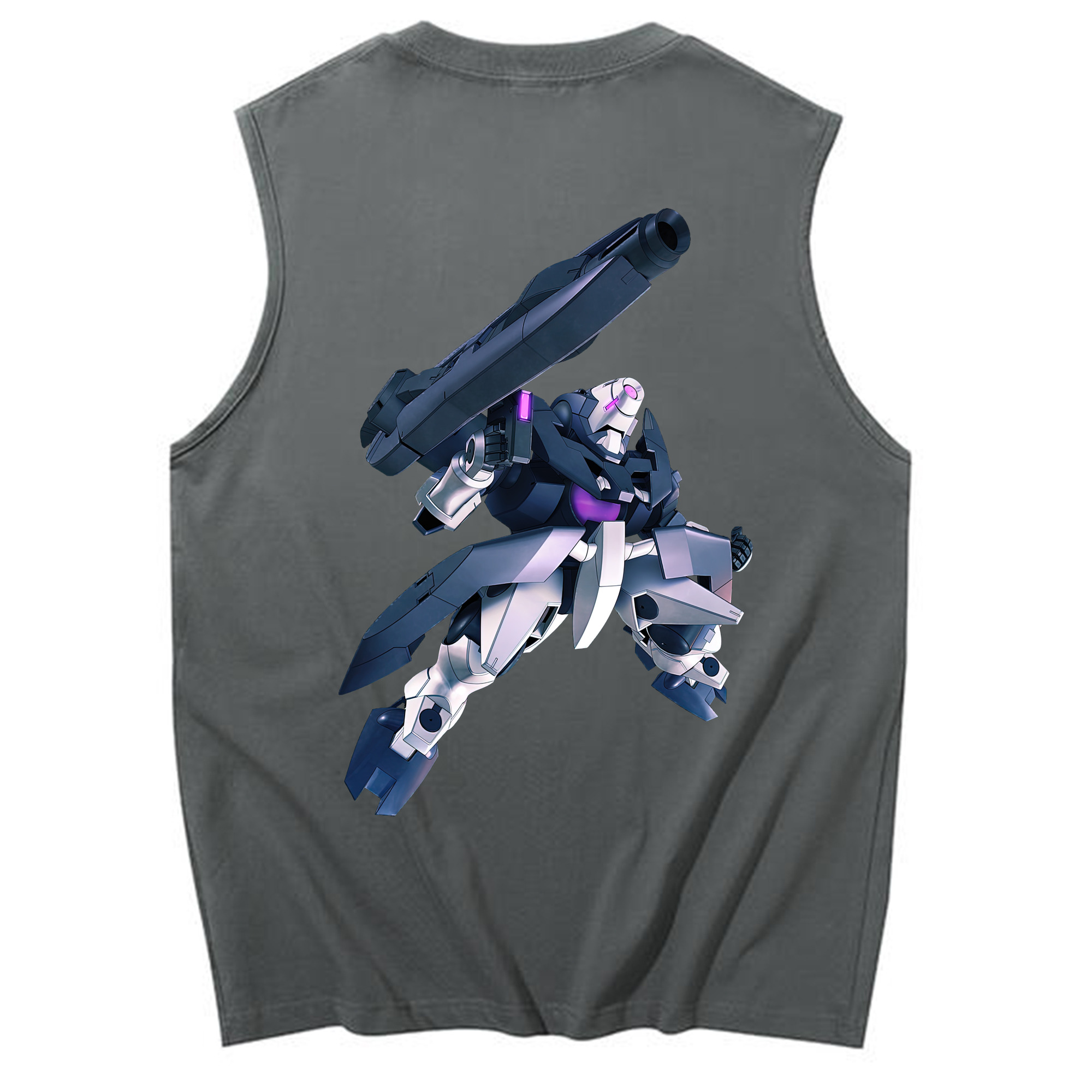 （画像用） 機動戦士ガンダム Mobile Suit Gundam コットン100％タンクトップ（背面プリント）